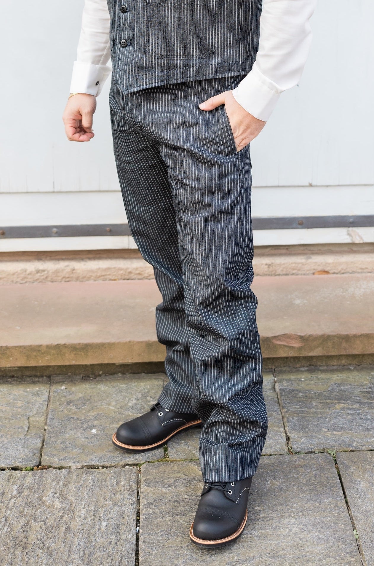 1942er Hunting Pant -13oz Blue Wabash Selvage Denim