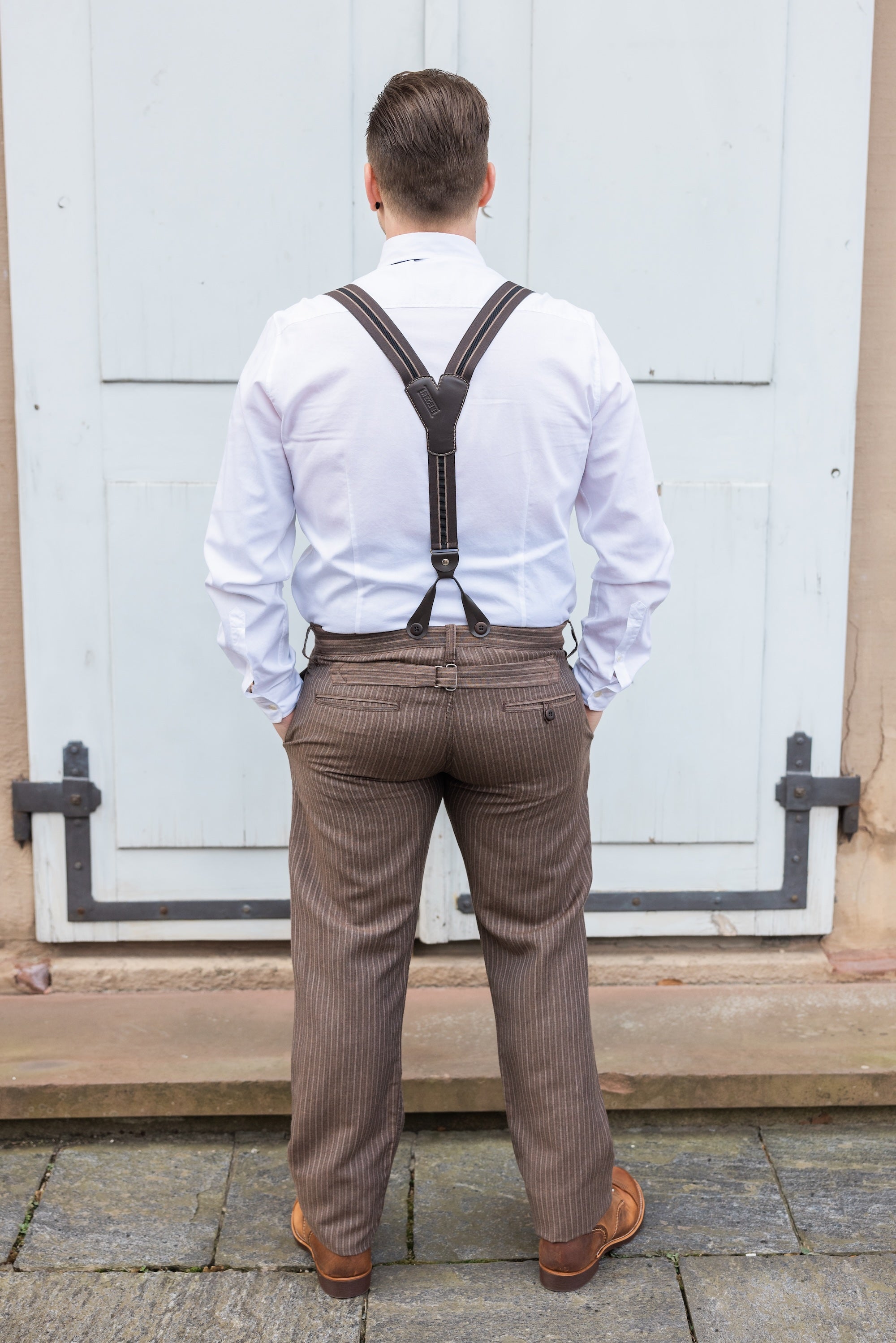 1923 Buccanoy Pant Alameda – elegante Herrenhose aus Wolle/Leinen für Alltag, Oldtimer-Looks & Hochzeiten
