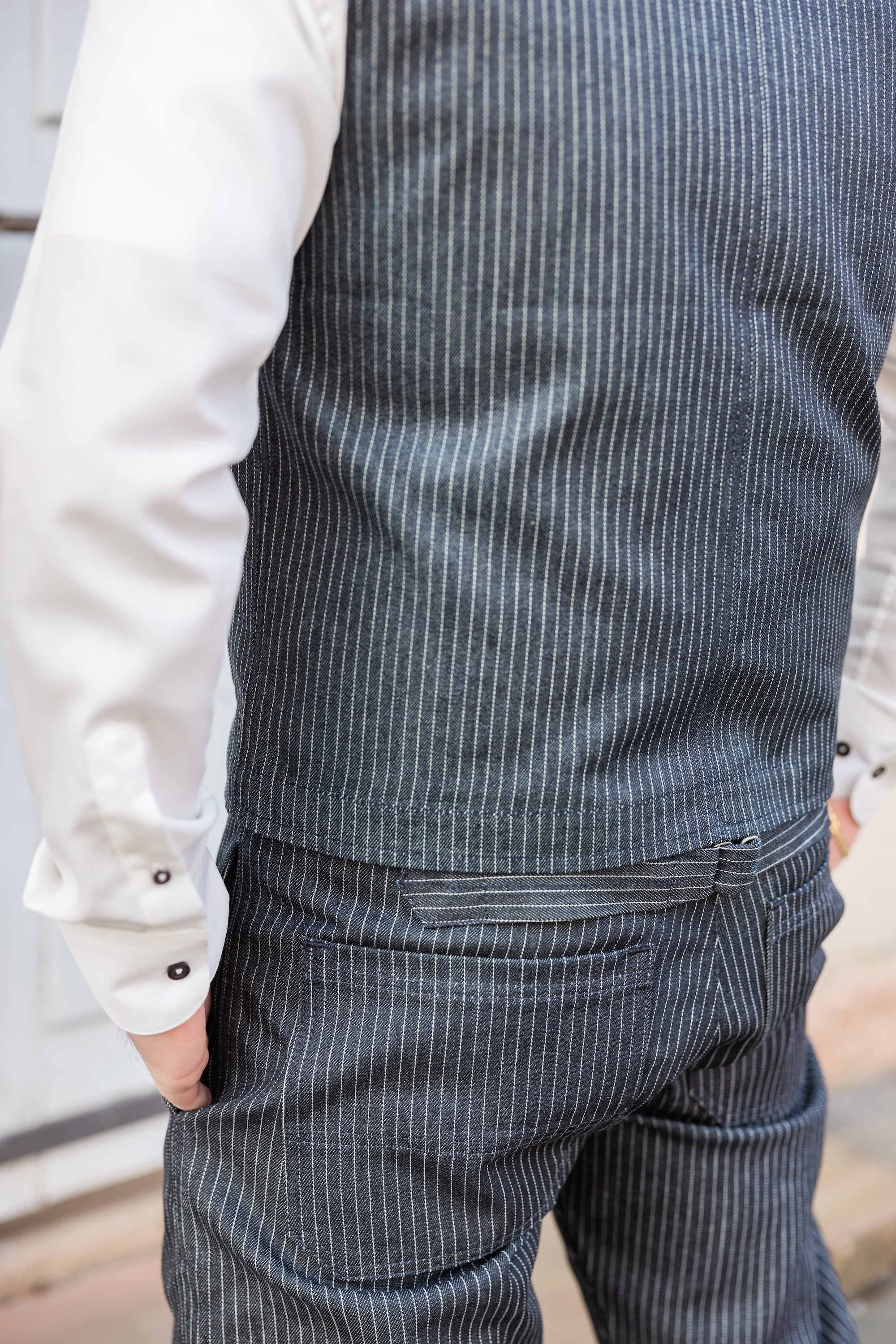 1937er Roamer Vest - Blue Wabash