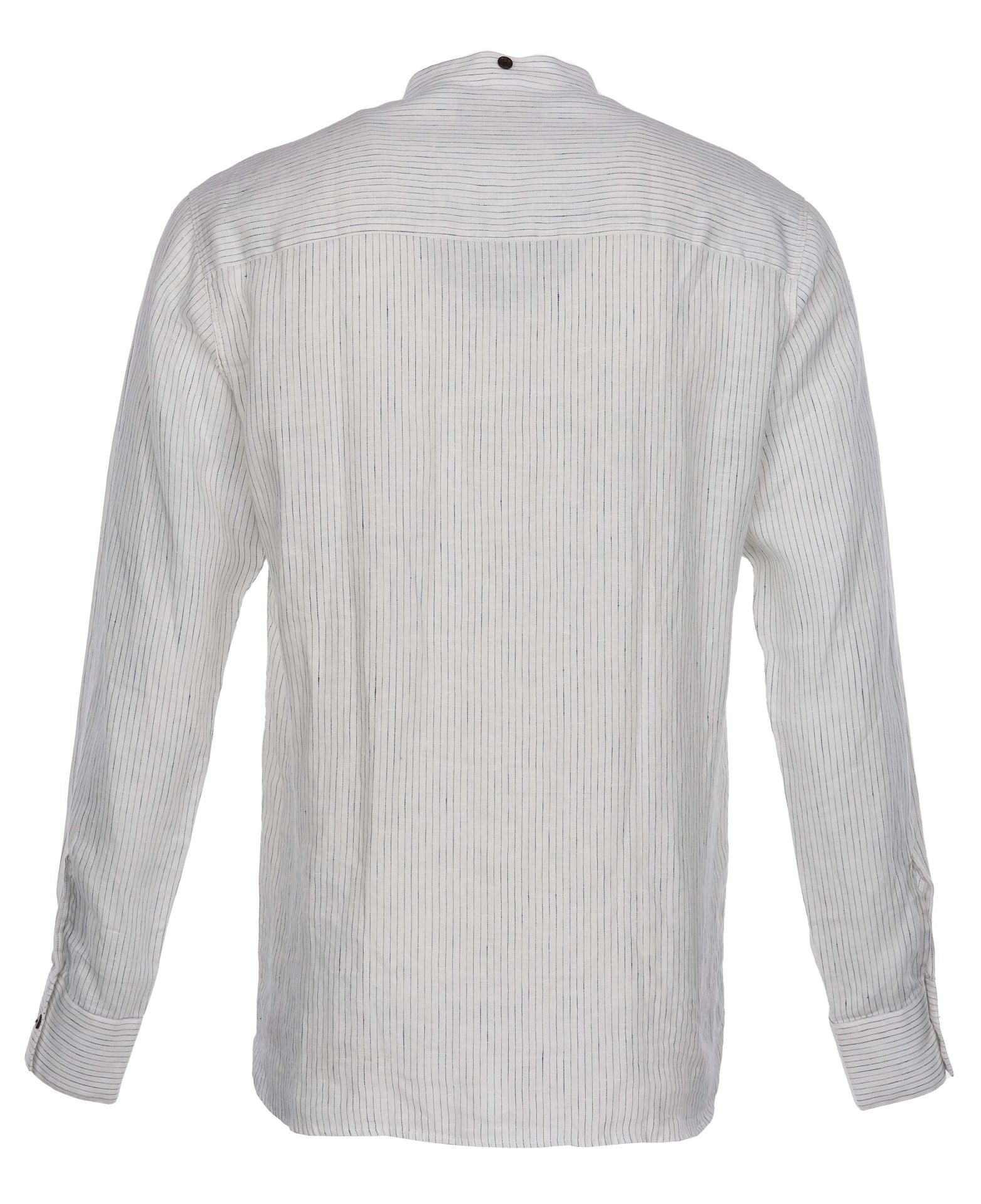1923 Buccanoy Shirt white blue linen