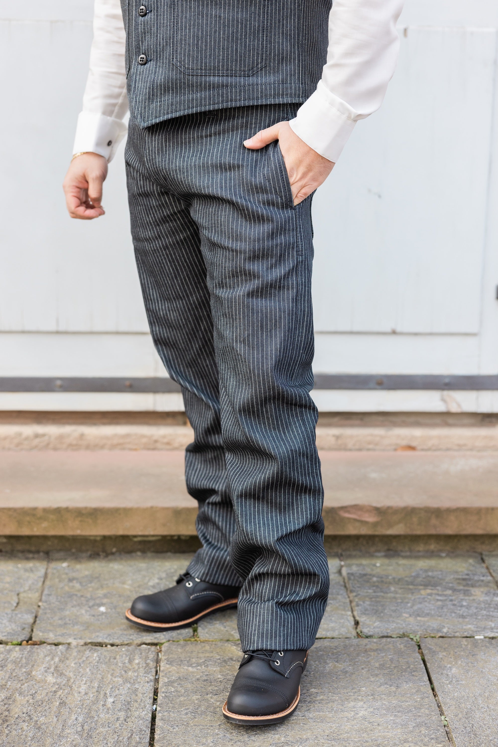 1942er Hunting Pant -13oz Blue Wabash Selvage Denim