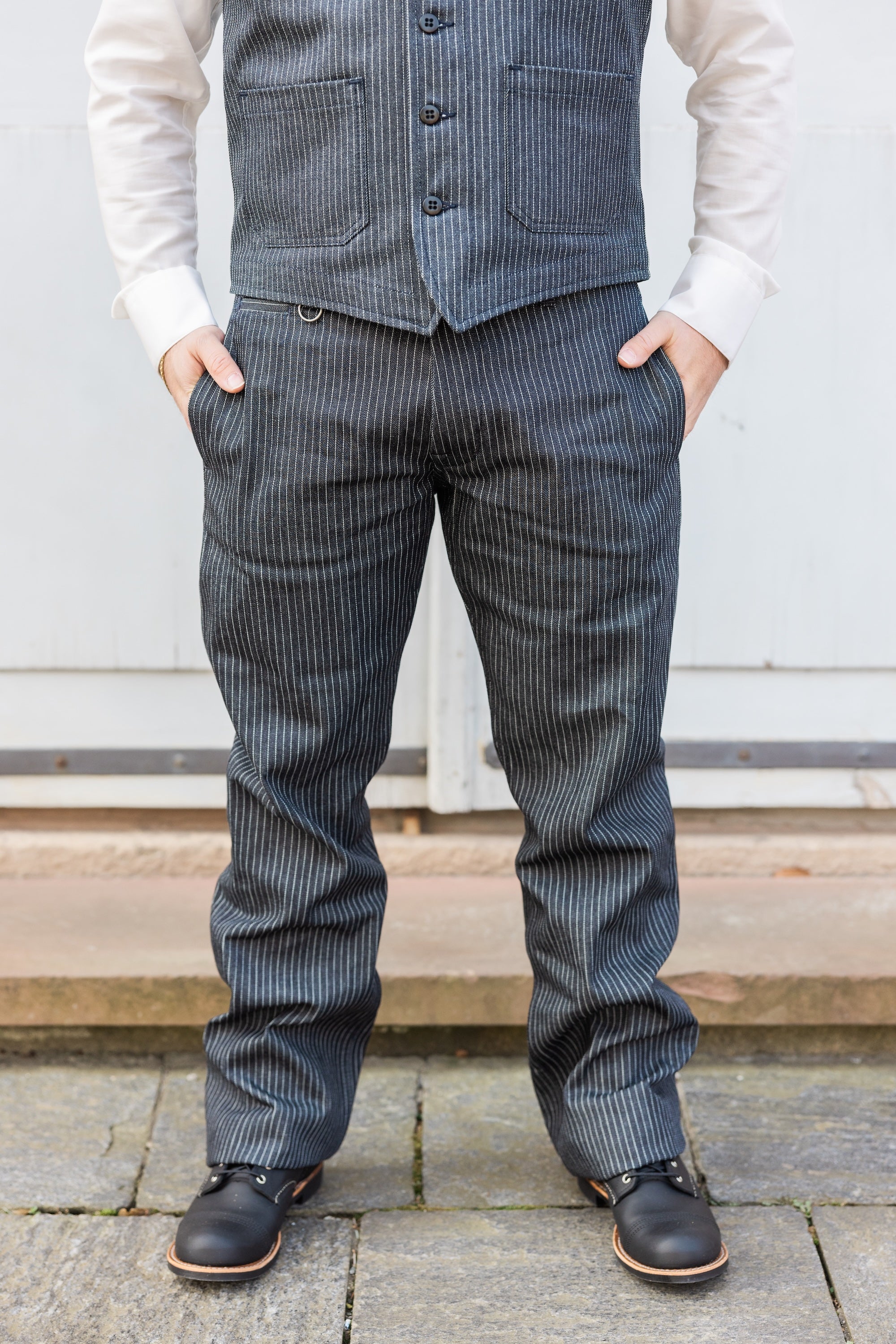 1942er Hunting Pant -13oz Blue Wabash Selvage Denim