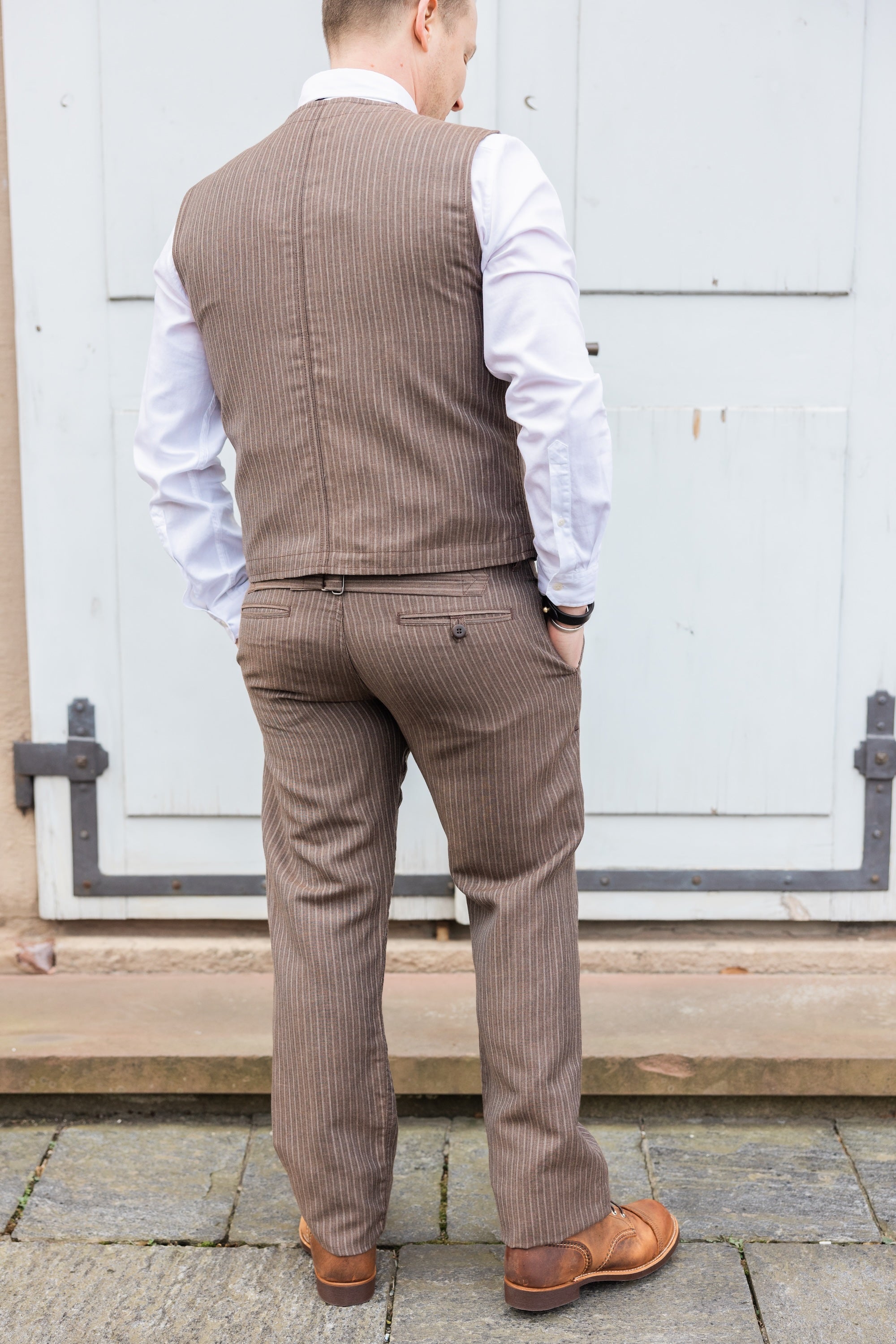 1923 Buccanoy Pant Alameda – elegante Herrenhose aus Wolle/Leinen für Alltag, Oldtimer-Looks & Hochzeiten