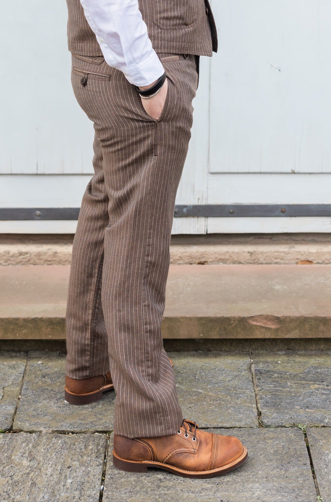 1923 Buccanoy Pant Alameda – elegante Herrenhose aus Wolle/Leinen für Alltag, Oldtimer-Looks & Hochzeiten