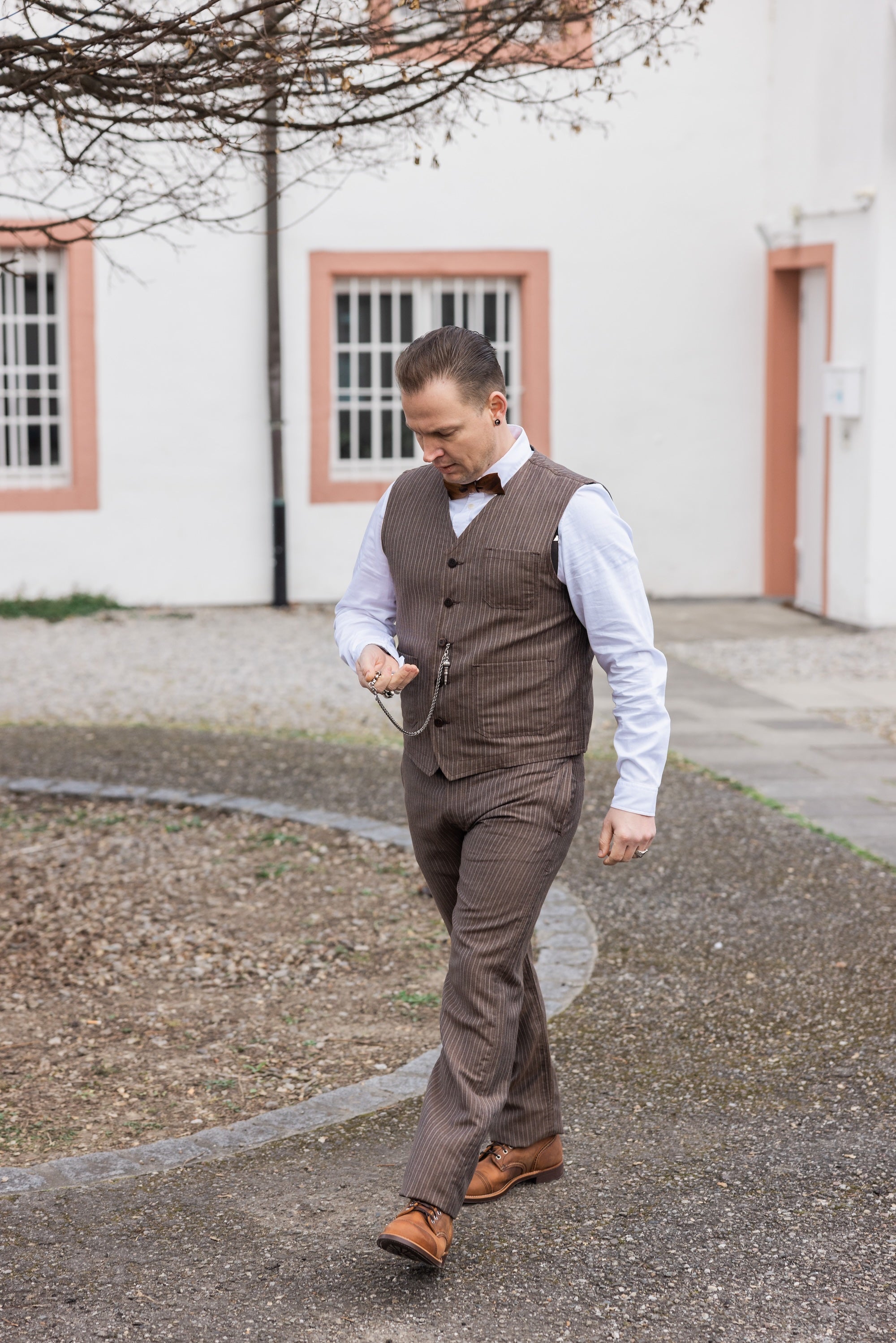 1937 Roamer Vest Alameda – leichte Sommerweste aus Wolle/Leinen für kernige Outfits & festliche Anlässe