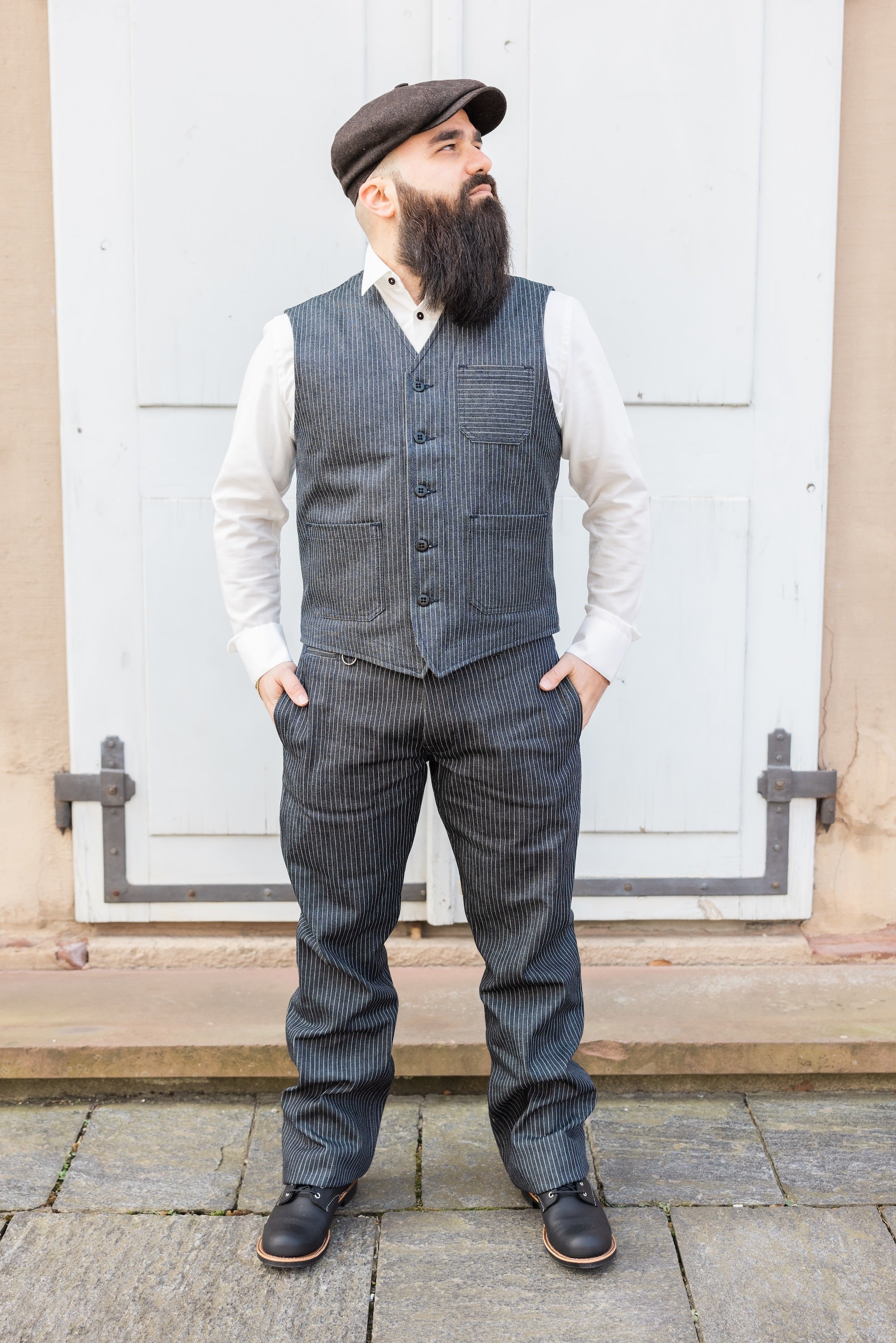 1937er Roamer Vest - Blue Wabash