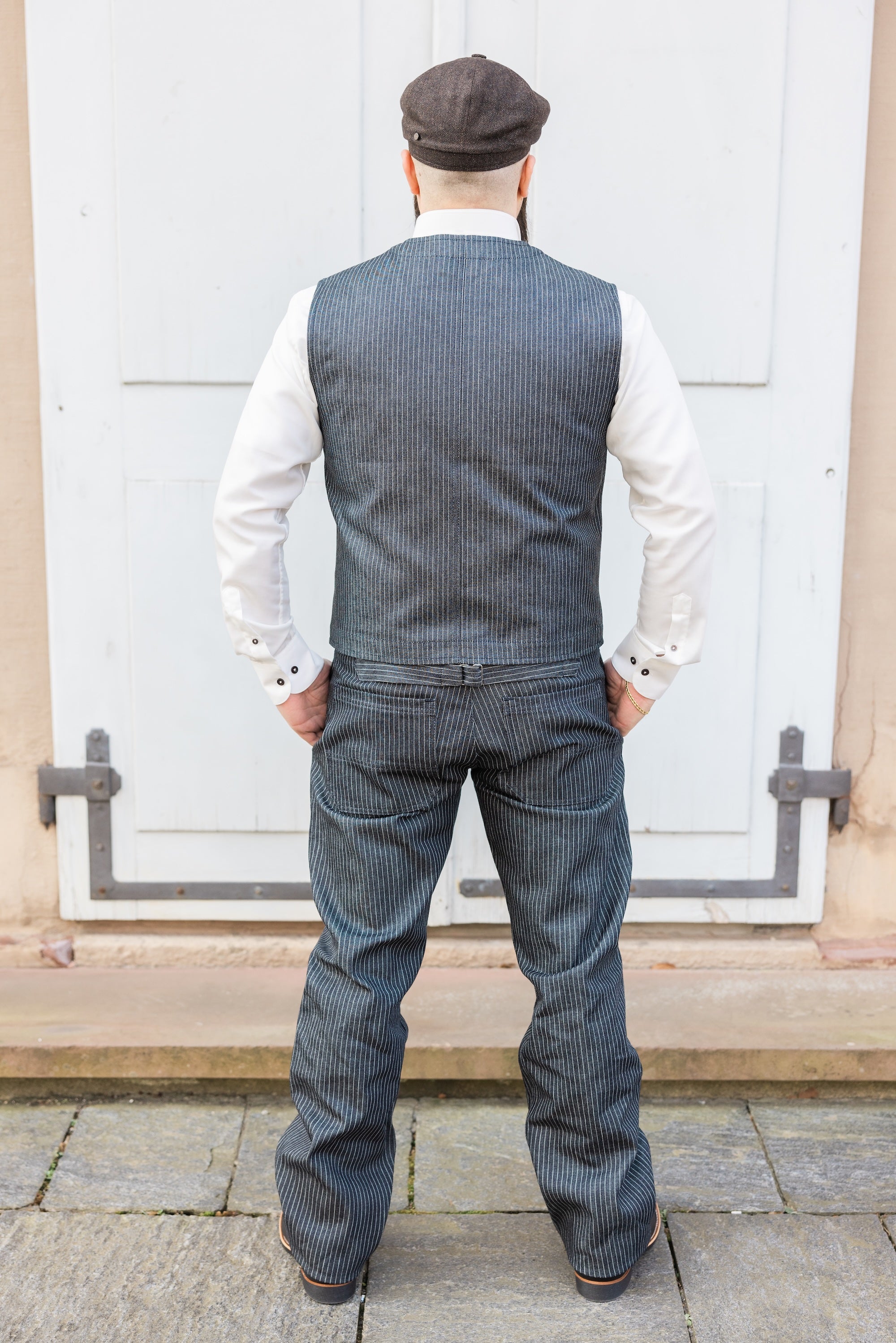 1937er Roamer Vest - Blue Wabash