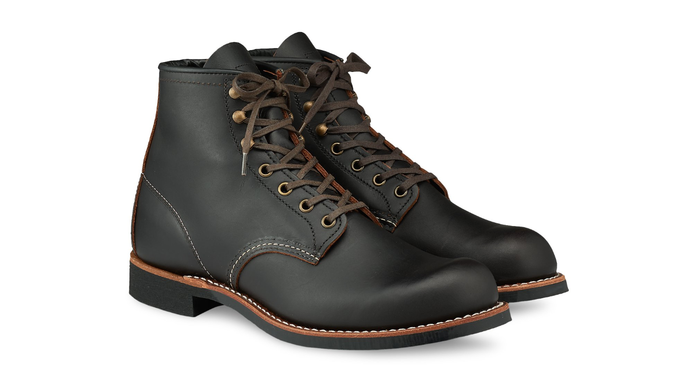 Red Wing Blacksmith 3345 aus Black Prairie Leder, Vorderansicht