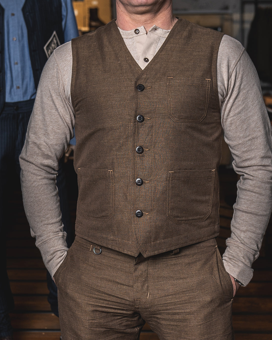1937 Roamer Vest Raymond brown
