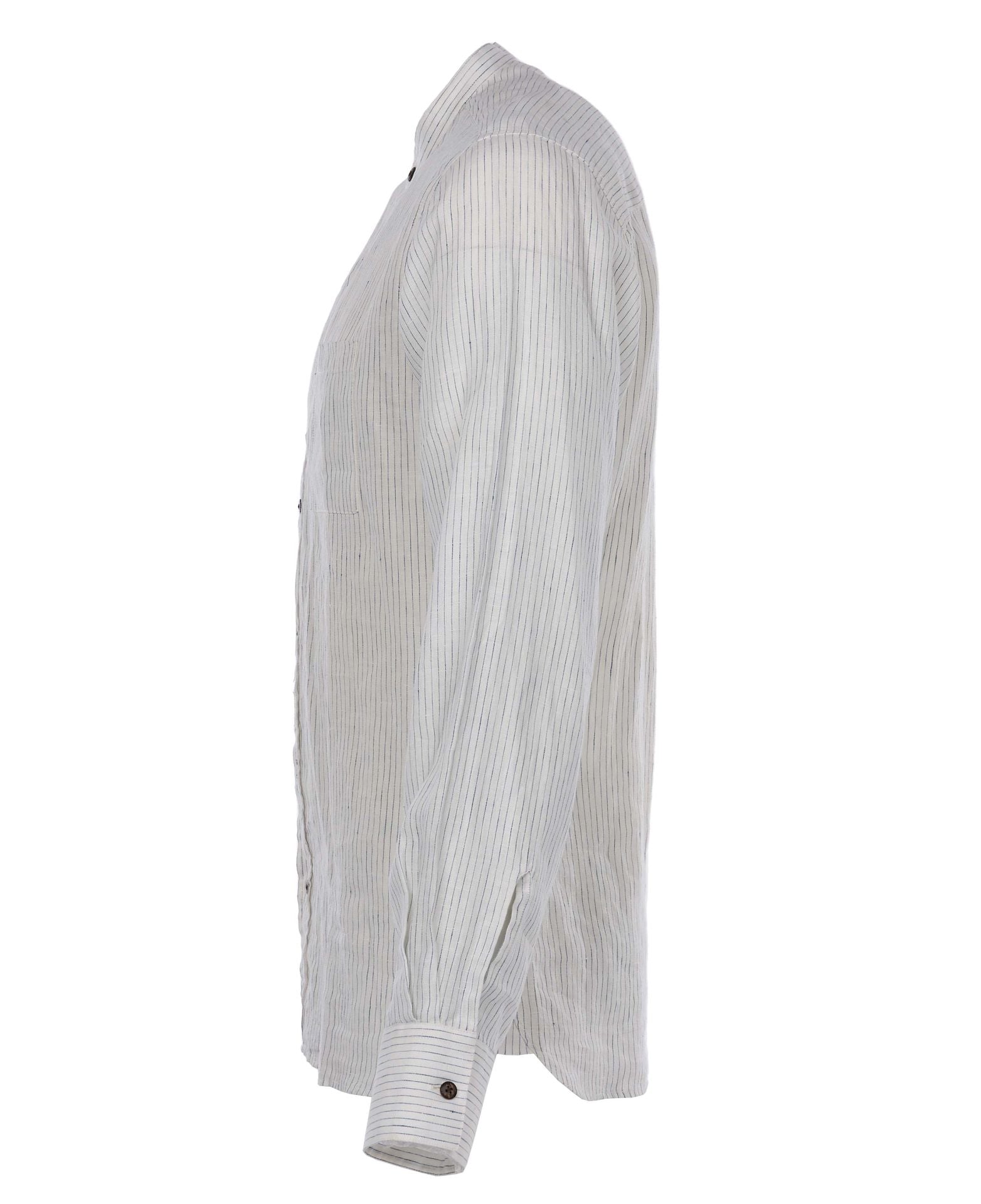 1923 Buccanoy Shirt white blue linen