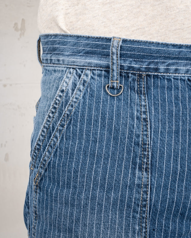 1967er Utility Trousers Blue Wabash Rinsed