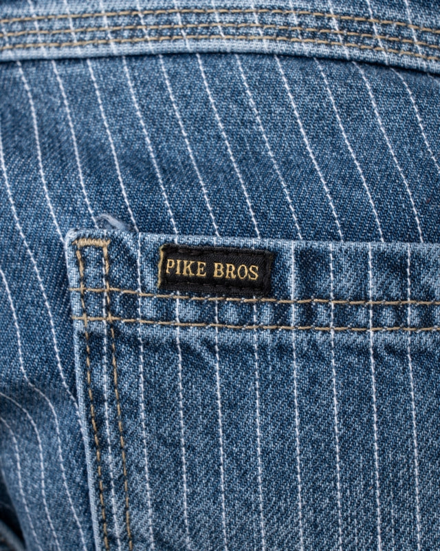 1967er Utility Trousers Blue Wabash Rinsed