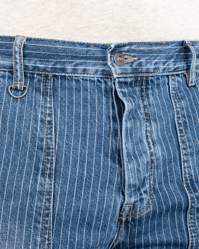 1967er Utility Trousers Blue Wabash Rinsed
